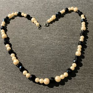 Black and white necklace